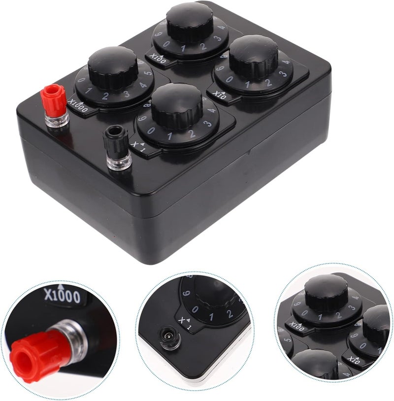KICHOUSE Resistance Box Variable Box for Electrical Teaching Adjustable Ohm Resistance Instrument for Physics Experiments and Educational Use - Image 3